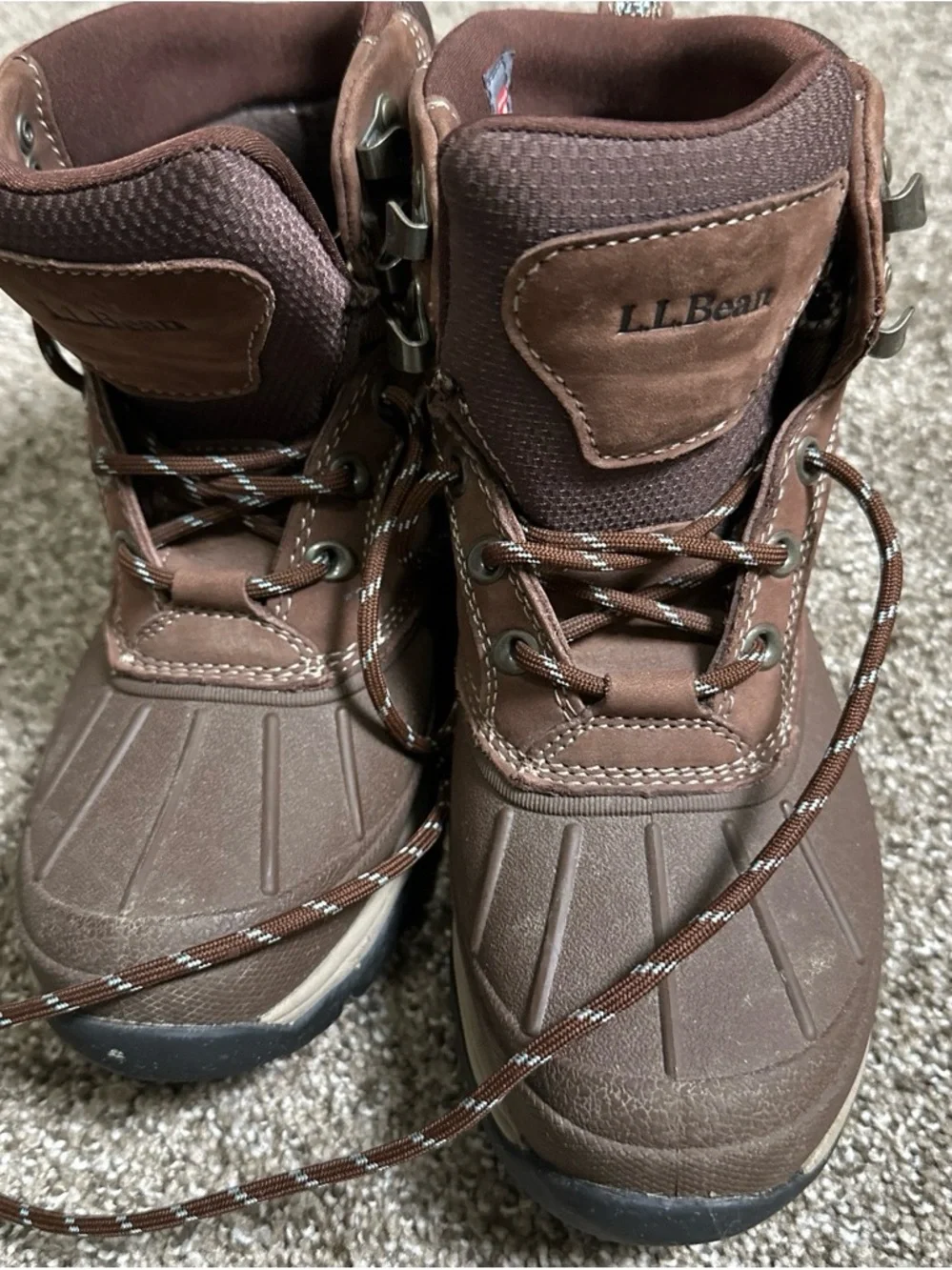 L.L.Bean Women’s TEK2.5 Waterproof Hiking Winter Boots Brown Size 6M